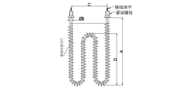 翅片电热管